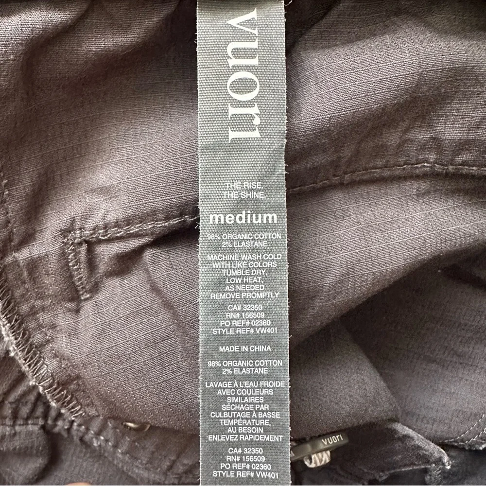 Vuori Pants Womens Ripstop Pant Casual Everyday VW401 Charcoal M - Picture 9 of 12
